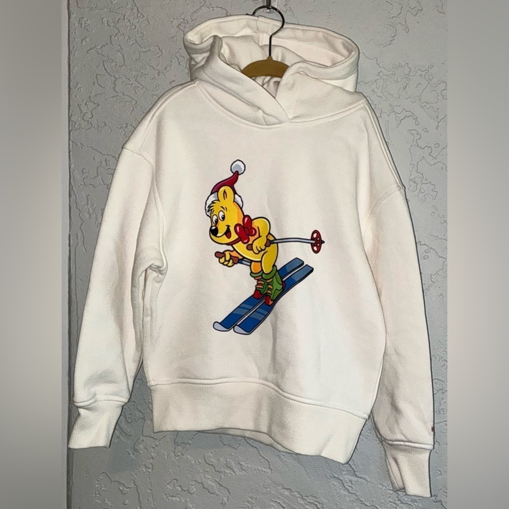 HARIBO Hoodie with Skiing Bear Graphic- Size XXS0 4/5 (NWT)